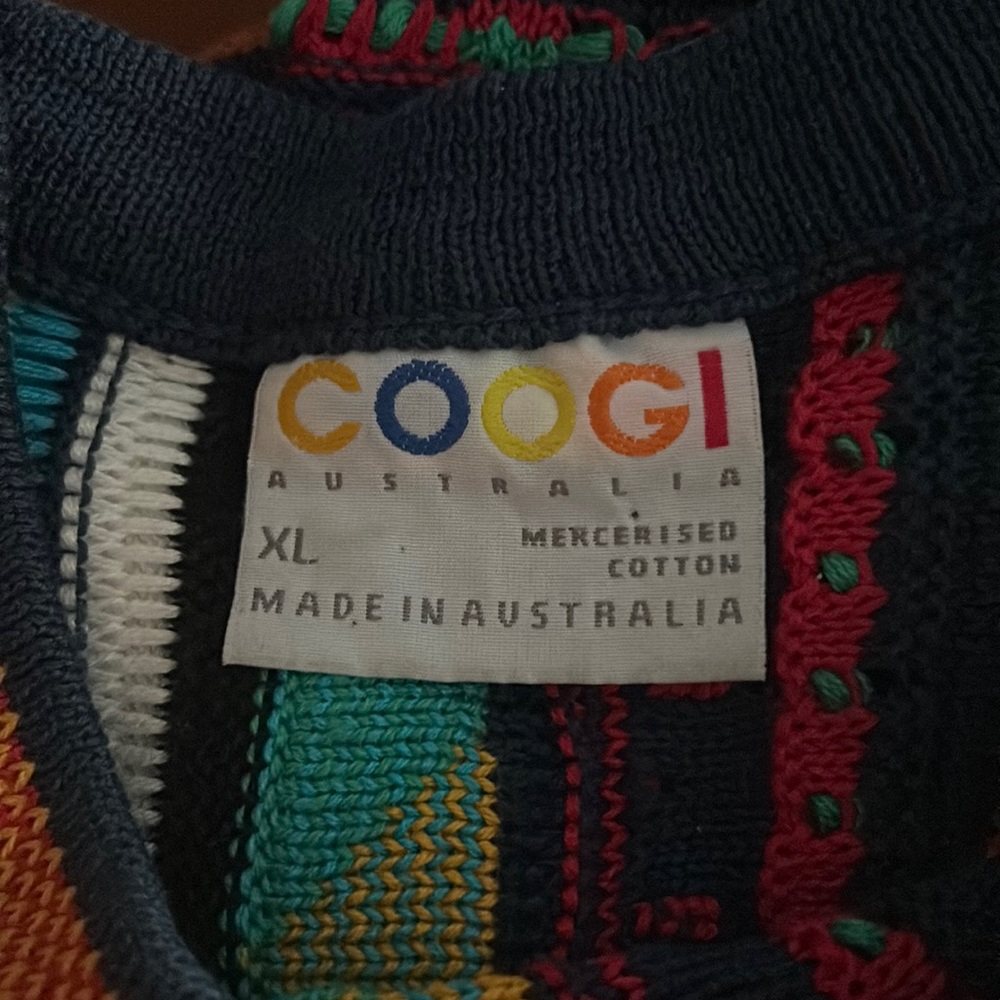 Vintage Coogi Sweater size XL